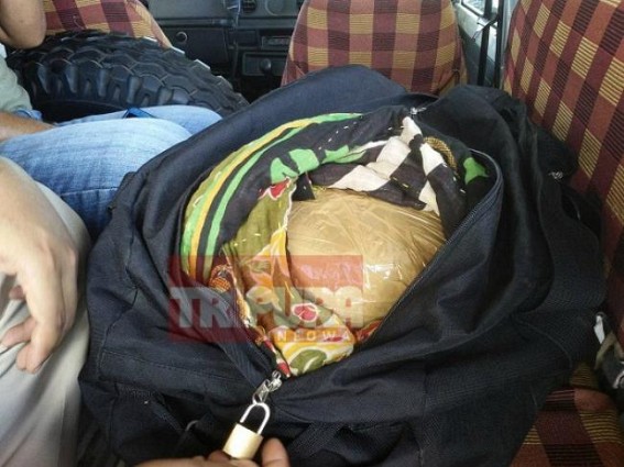 10 kilo Ganja seized by East Agartala Police, 1 arrested